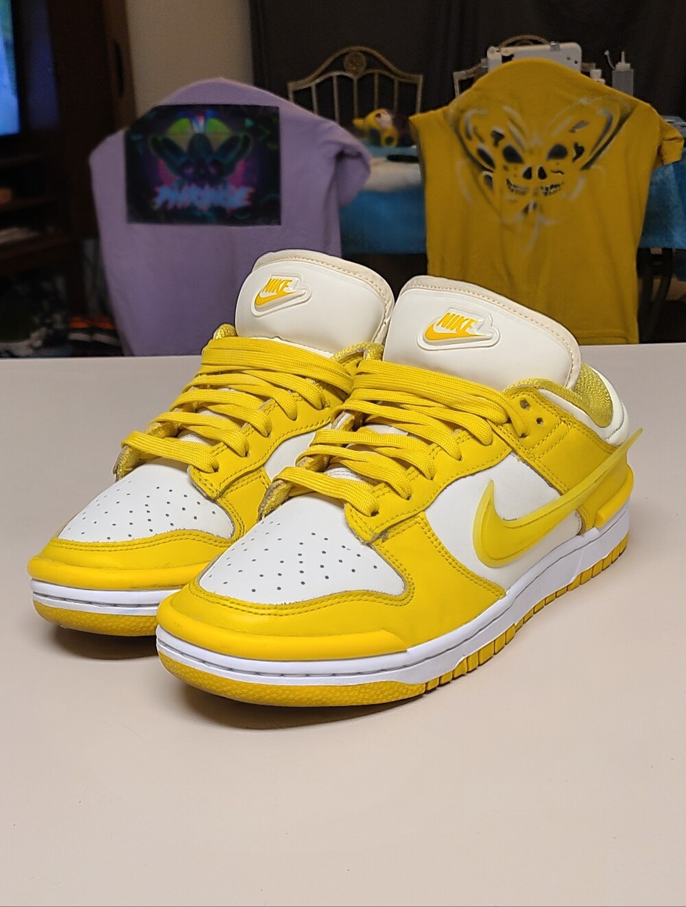 Nike Dunk Low Twist Vivid Sulfur casual low top skateboard sneakers size 7.5